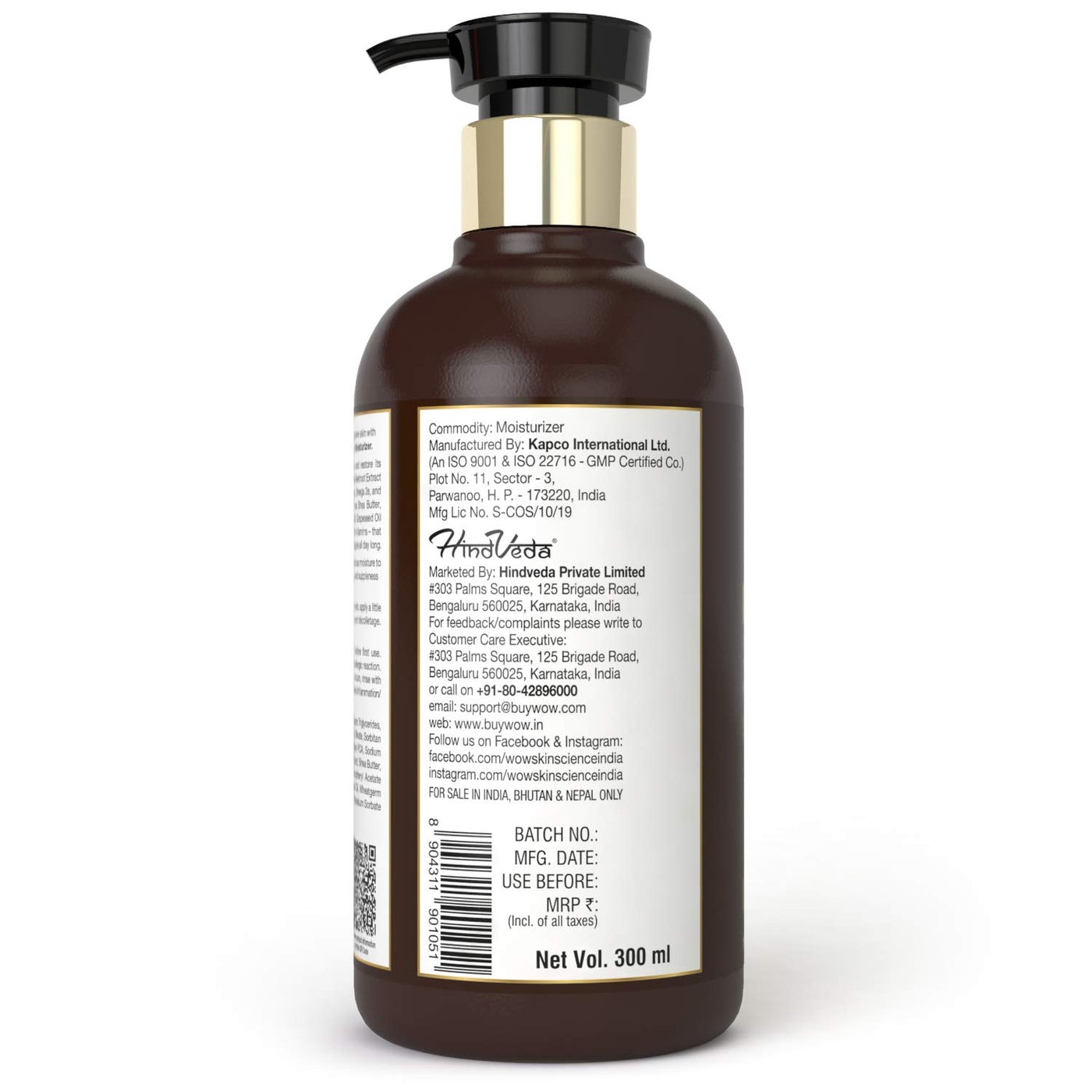WOW Skin Revive Nectar Moisturiser - 300 ml