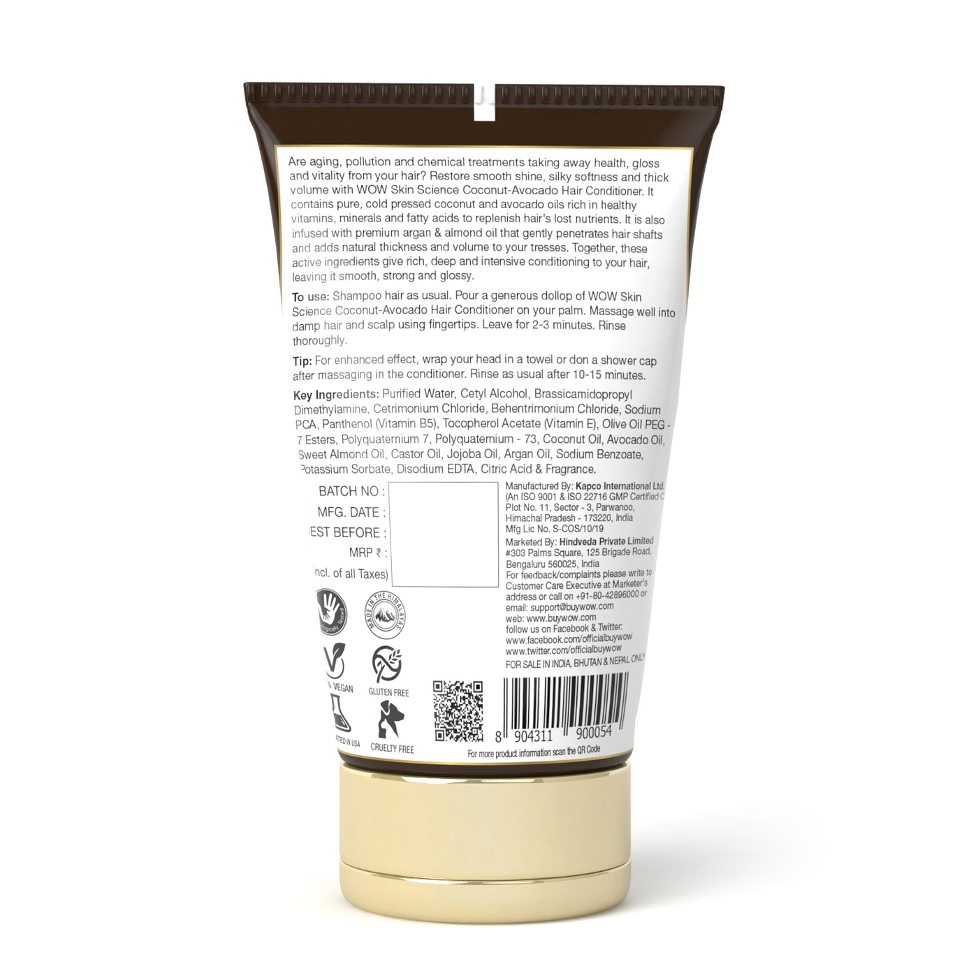 WOW Hair Conditioner (Tube) - 150 mL
