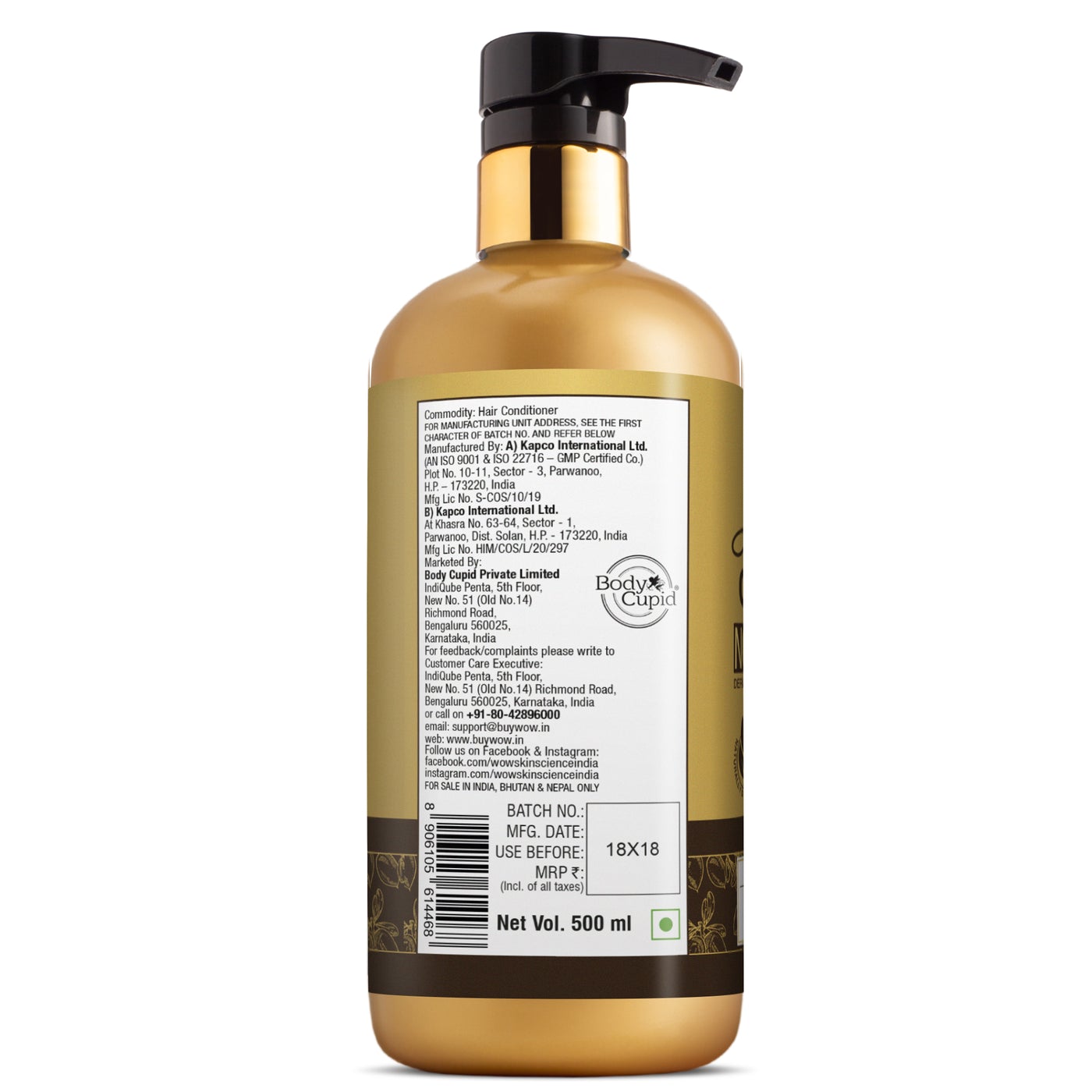WOW Moroccan Argan Oil Conditioner - 500 ml