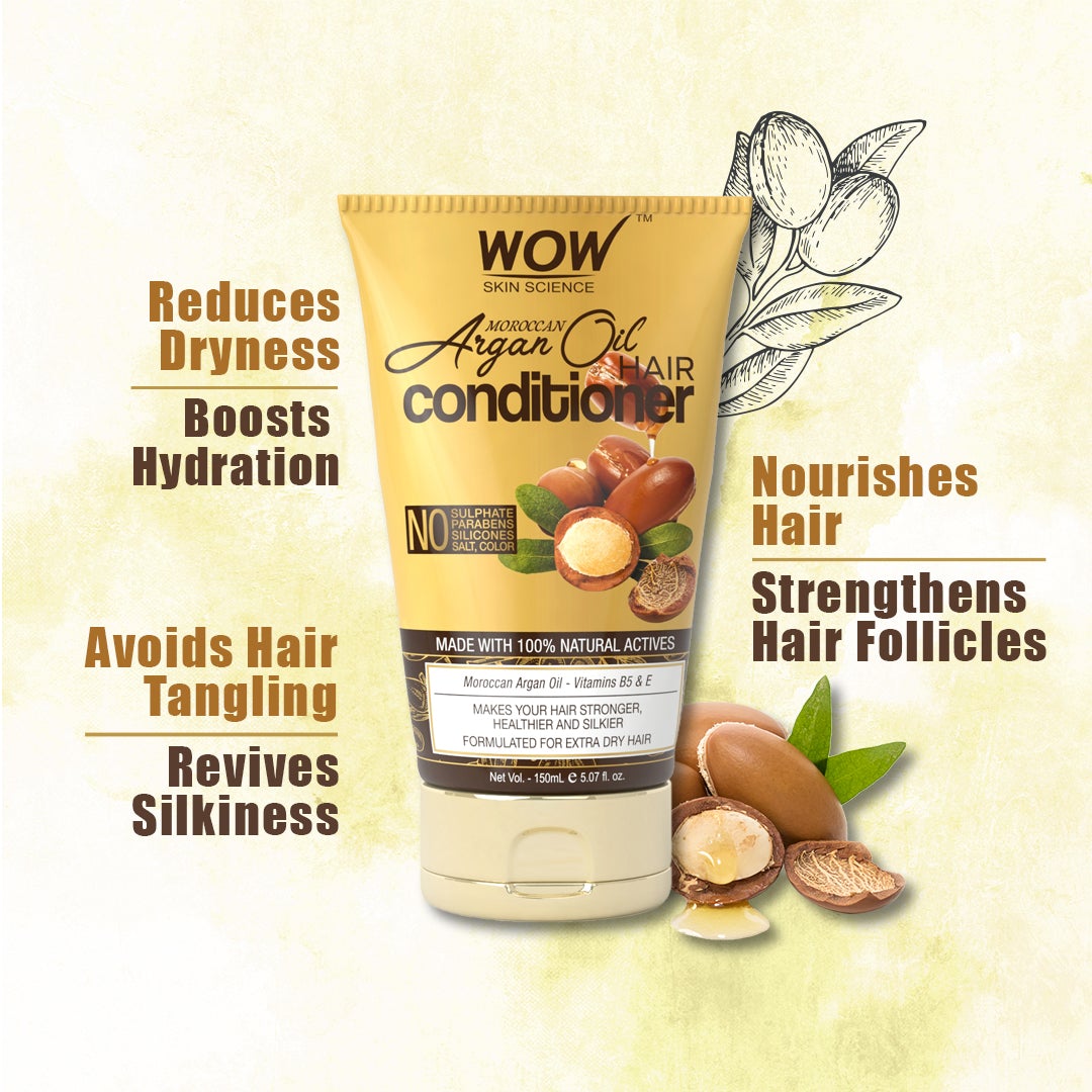 WOW Moroccan Argan Oil Conditioner - 150 ml