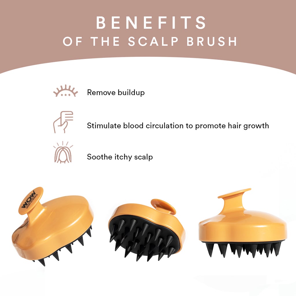 WOW Stimulating Scalp Massager Brush