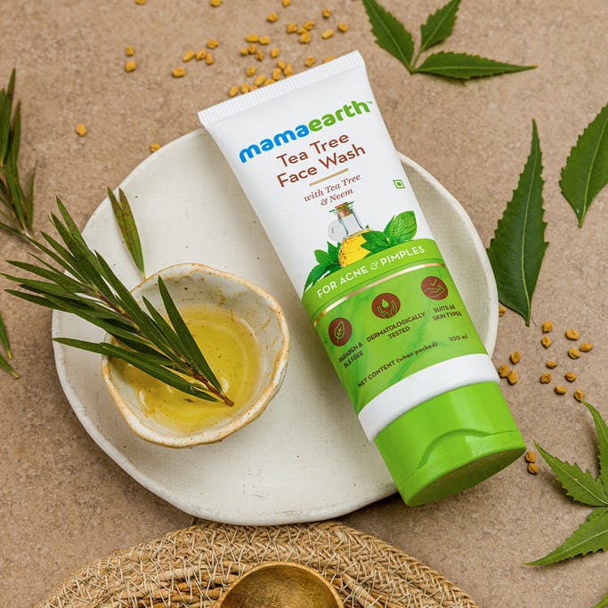 MamaEarth Tea Tree Foaming Face Wash with Tea Tree and Salicylic Acid for Acne and Pimples