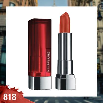 MAYBELLINE COLOR SENSATIONAL CREAMY MATTE LIPSTICK - DYNAMIC BRICK -818