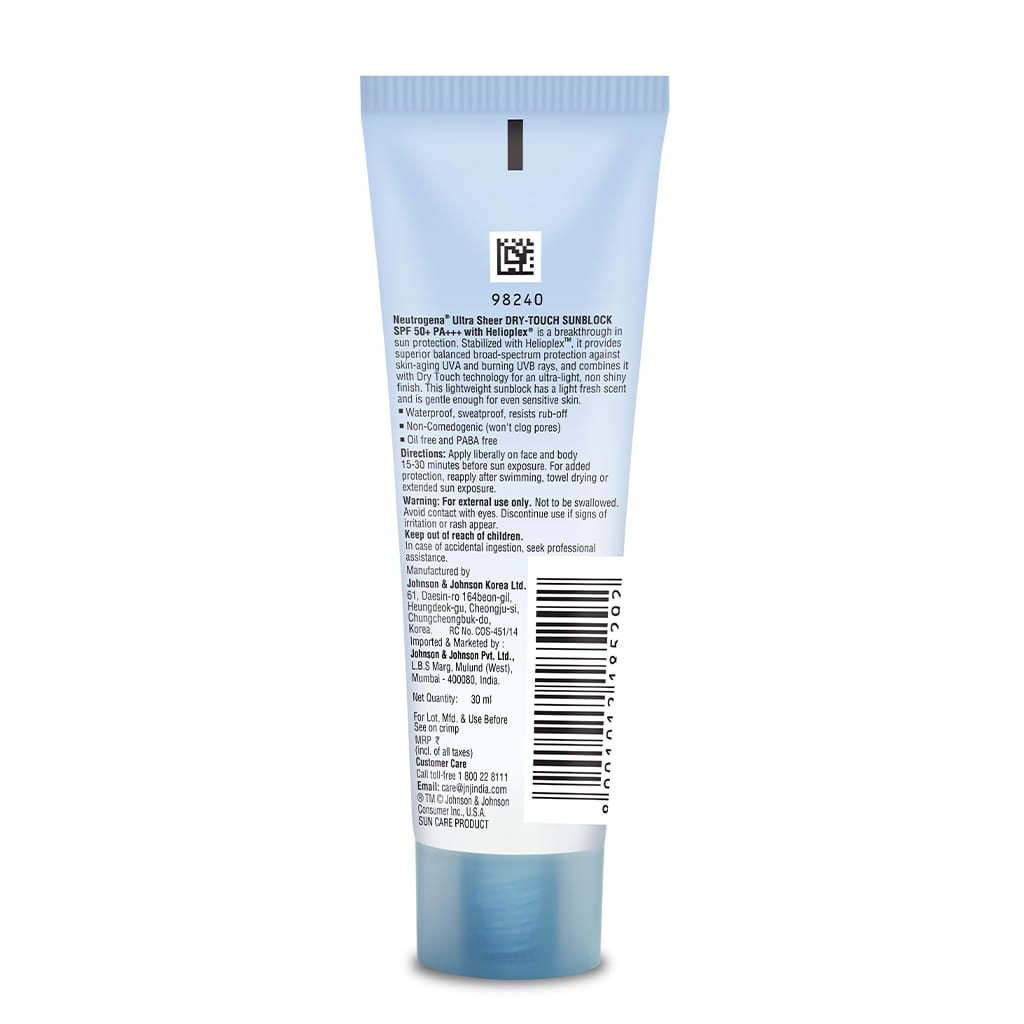 Neutrogena Ultra Sheer Dry Touch Sunscreen SPF 50