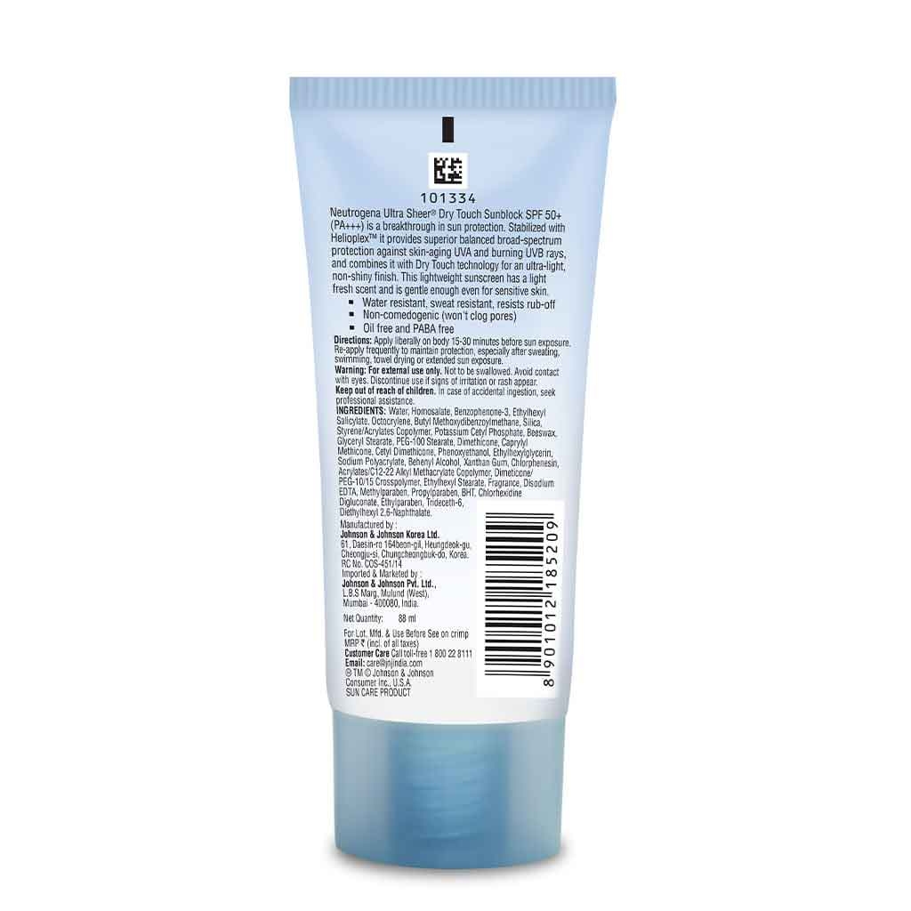 Neutrogena Ultra Sheer Dry Touch Sunscreen SPF 50