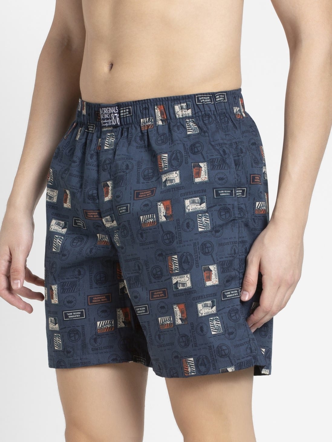 JOCKEY (USA originals -US 57) Boxer Shorts with Concealed Button Placket - Assorted Prints (single)
