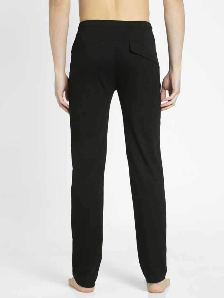 JOCKEY (SP 27) Slim Fit Track Pant for Men with Drawstring - Black