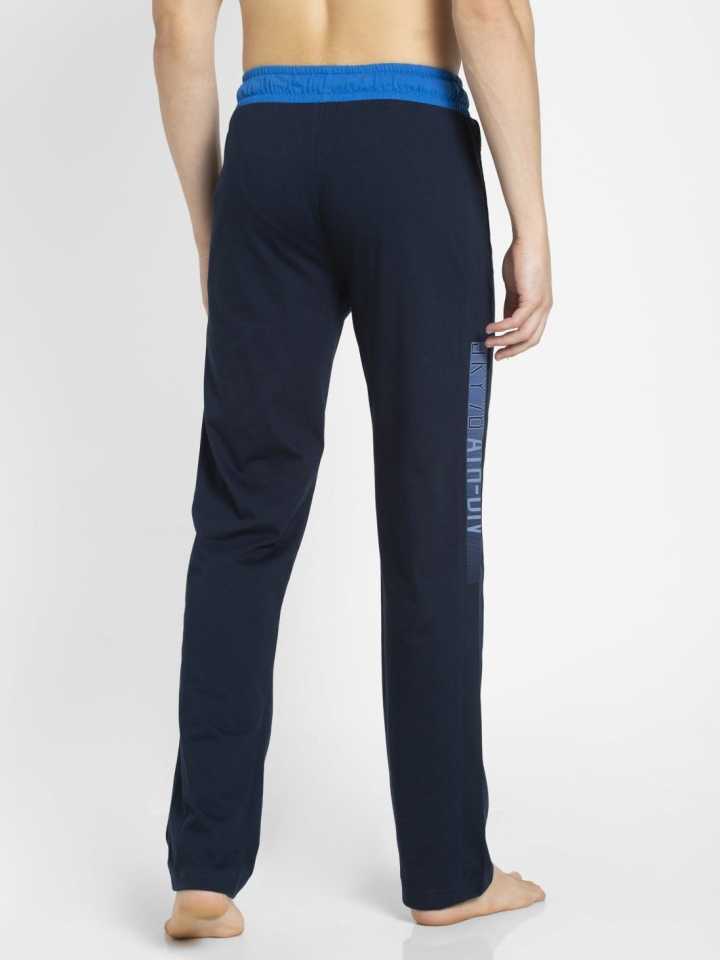JOCKEY (SP 31) Slim Fit Joggers for Men with Stay Dry Treatment & Drawstring Closure - Navy